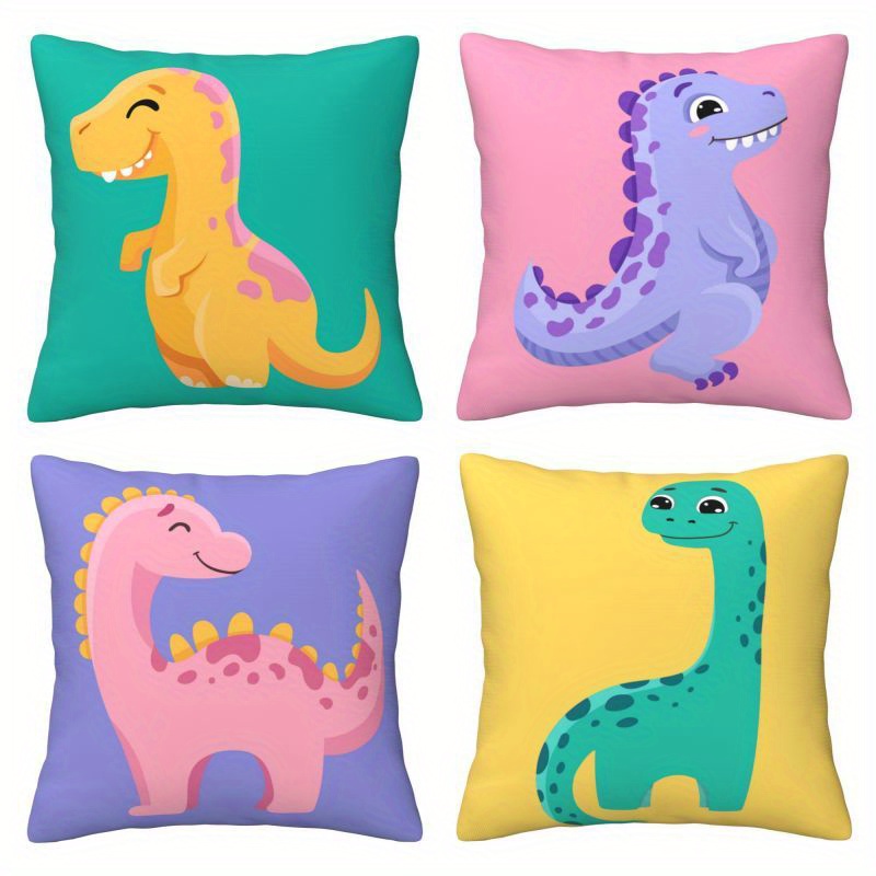 Baby Nursery Bedding Sets - Cute Dinosaur Cartoon Pillowcase Set for
