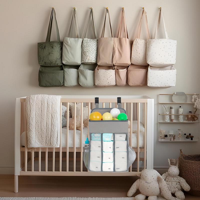 Baby Nursery Backpack - Baby Diaper Organizer Nursery Nappy Storage