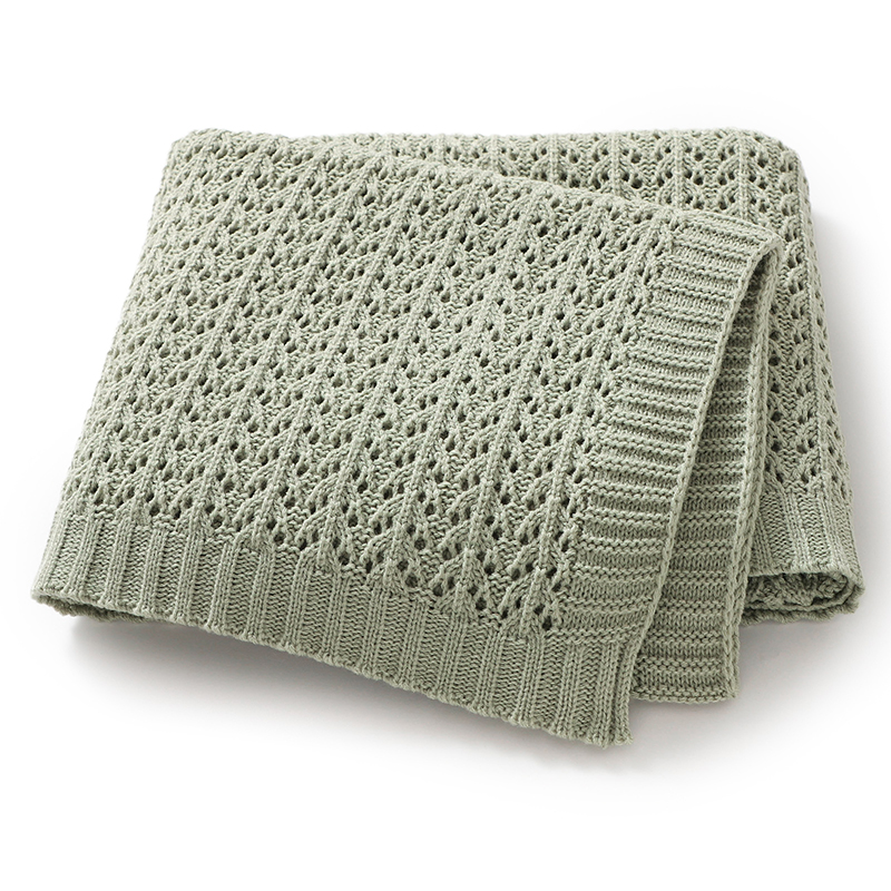 Baby Swaddle Blankets Knit 90* - đánh giá và giá Baby Girl Nursery Quilt