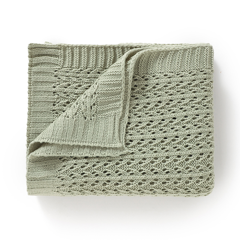 Baby Swaddle Blankets Knit 90* - đánh giá và giá Baby Girl Nursery Quilt
