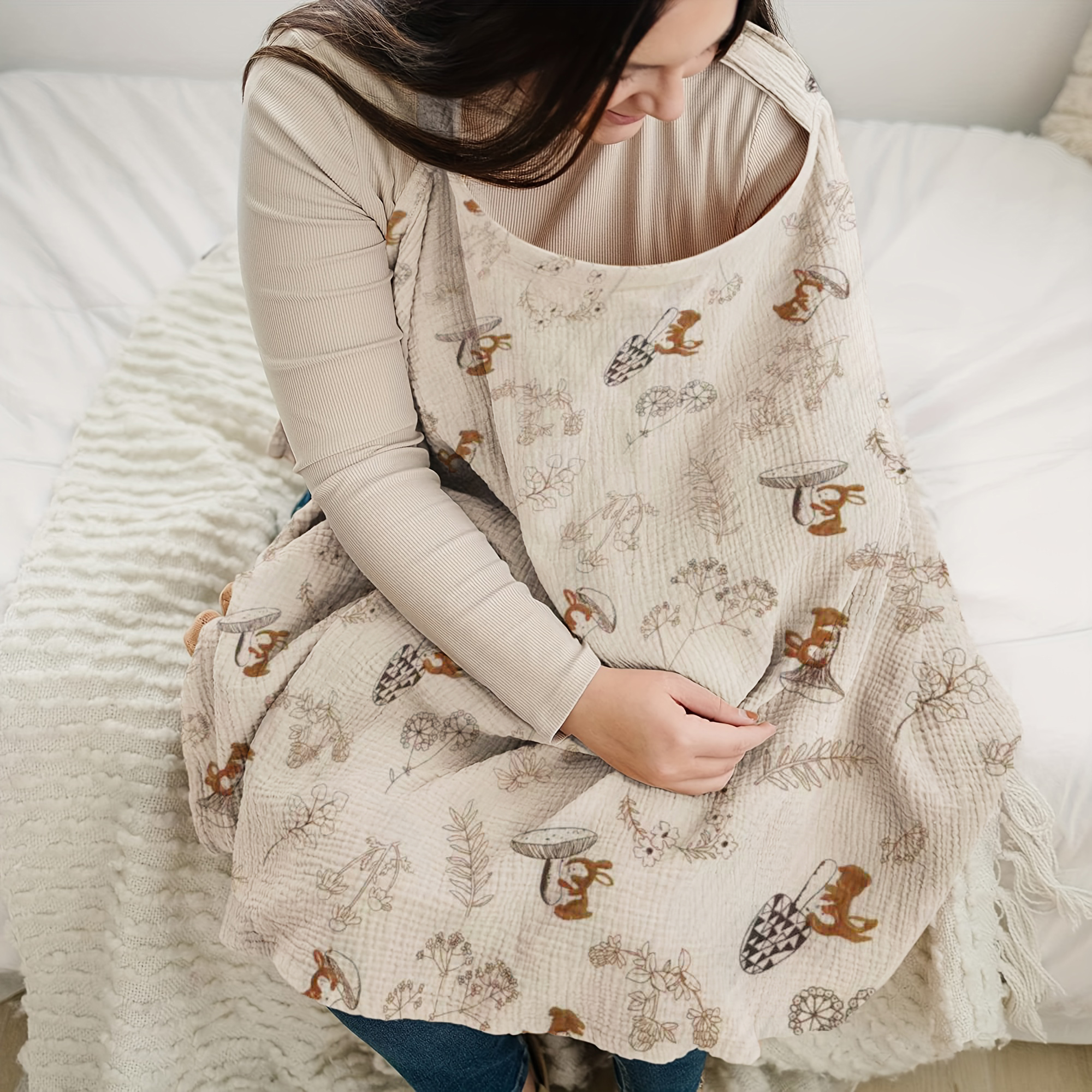 1 pc Nursing Cover Cloth - Out - đánh giá và giá Nursing Cover Breastfeeding