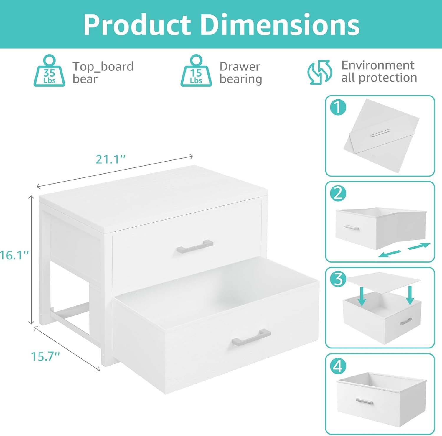 Stackable Storage Drawers Clos - đánh giá và giá Drawer Dresser White