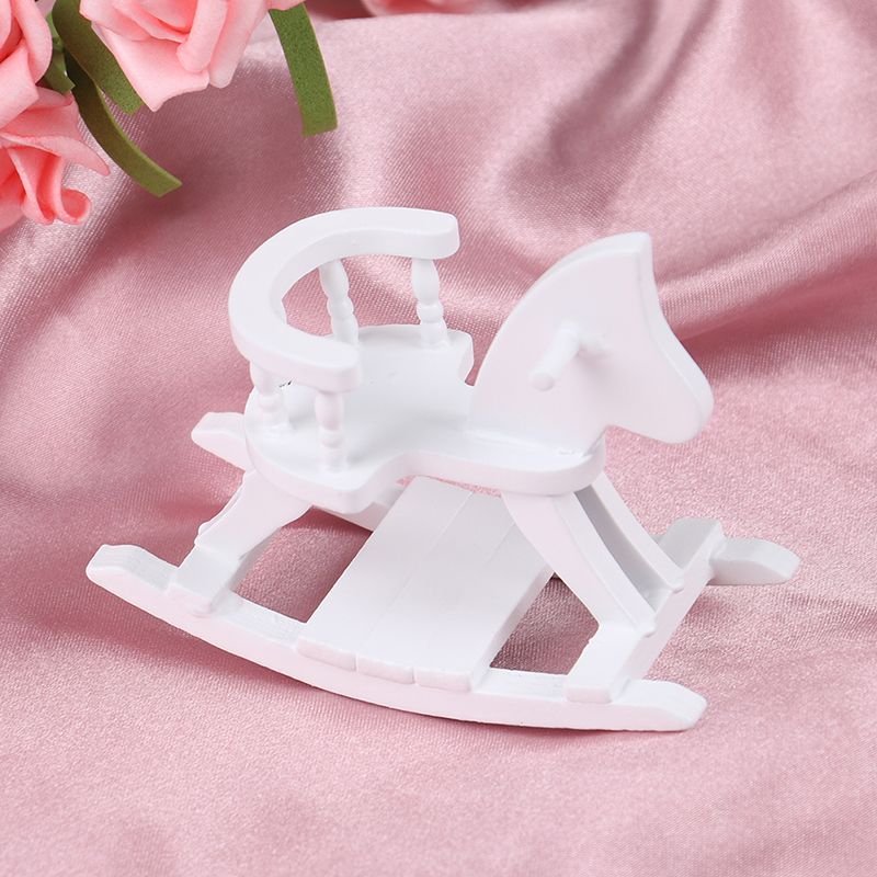 1/12 Dollhouse Miniature White - đánh giá và giá Rocking Chair Nursery