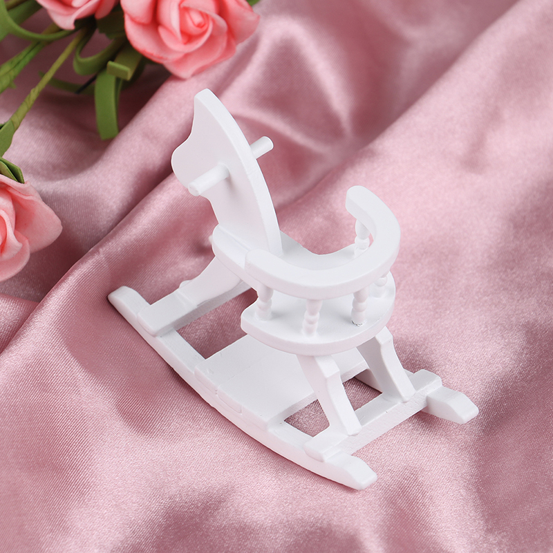 1/12 Dollhouse Miniature White - đánh giá và giá Rocking Chair Nursery