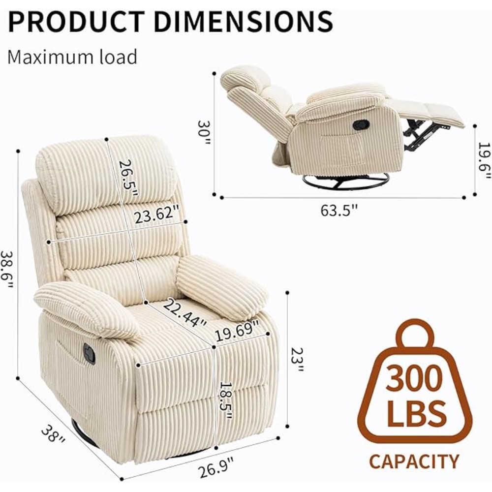 Adult 360° Rocking Recliner Ch - đánh giá và giá Rocking Chair Nursery