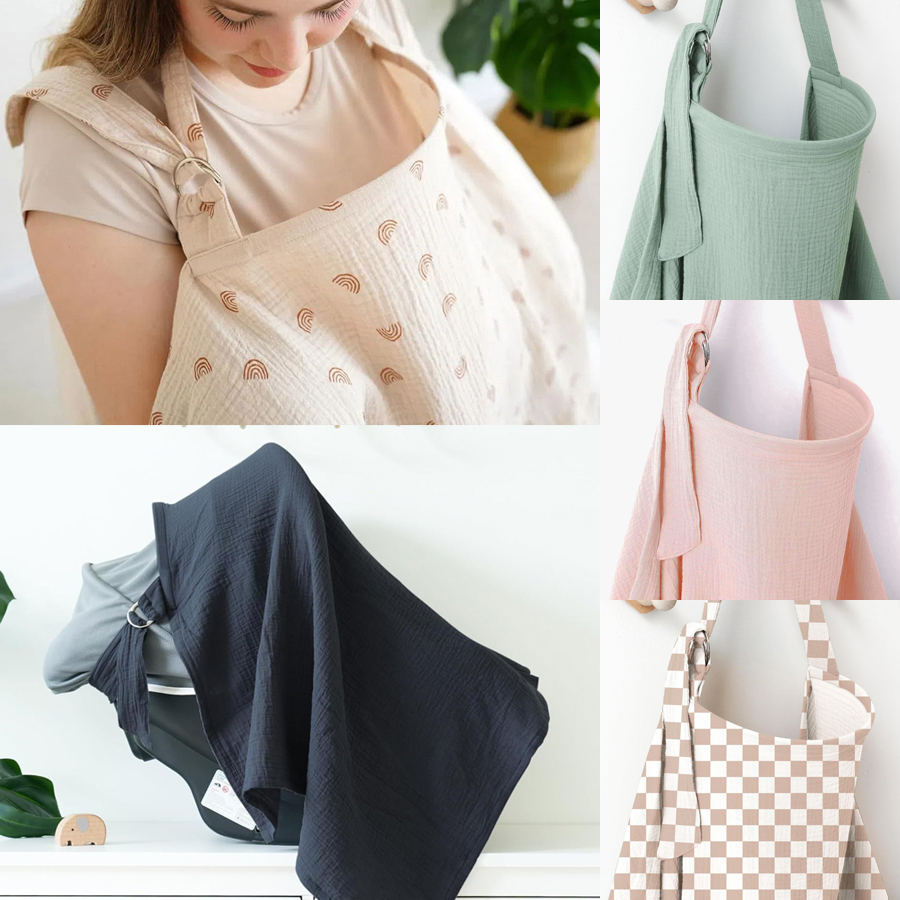 Muslin Breastfeeding Cover Por - đánh giá và giá Nursing Cover Breastfeeding