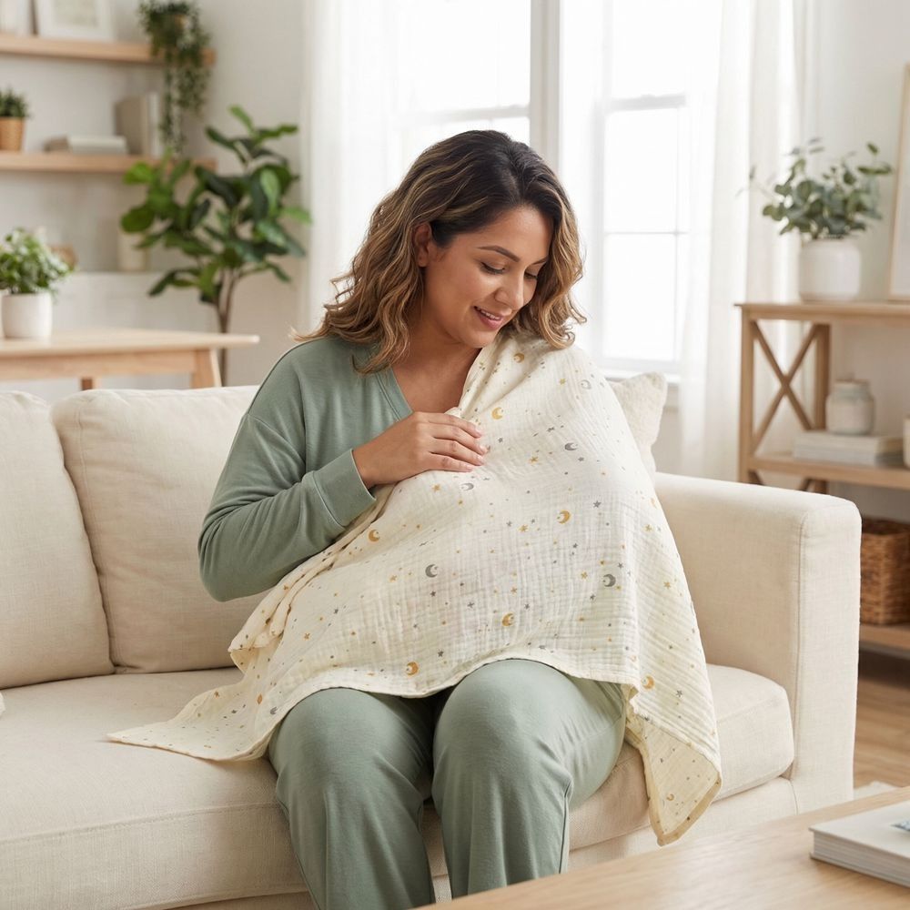 Cotton Breastfeeding Nursing C - đánh giá và giá Nursing Cover Breastfeeding
