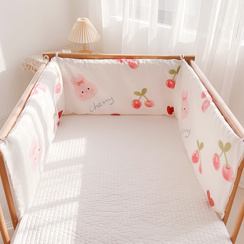 Crib Bumper Around Cot Baby Nu - đánh giá và giá Baby Nursery Bedding Sets