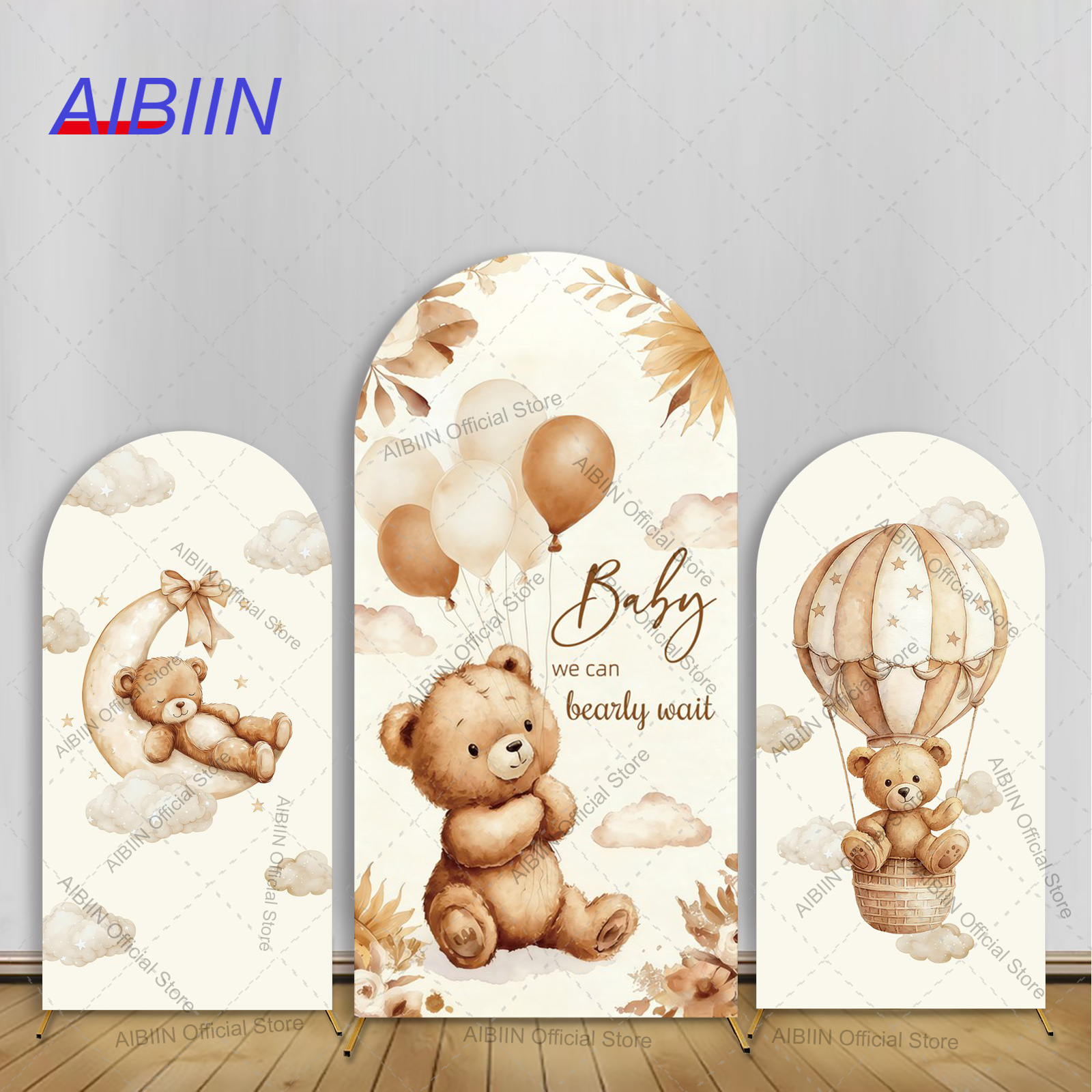 Brown Bear Baby We can Bearly  - đánh giá và giá Baby Nursery Hot Air Balloon