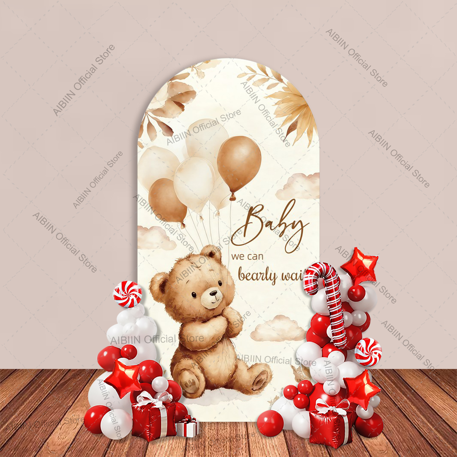Brown Bear Baby We can Bearly  - đánh giá và giá Baby Nursery Hot Air Balloon