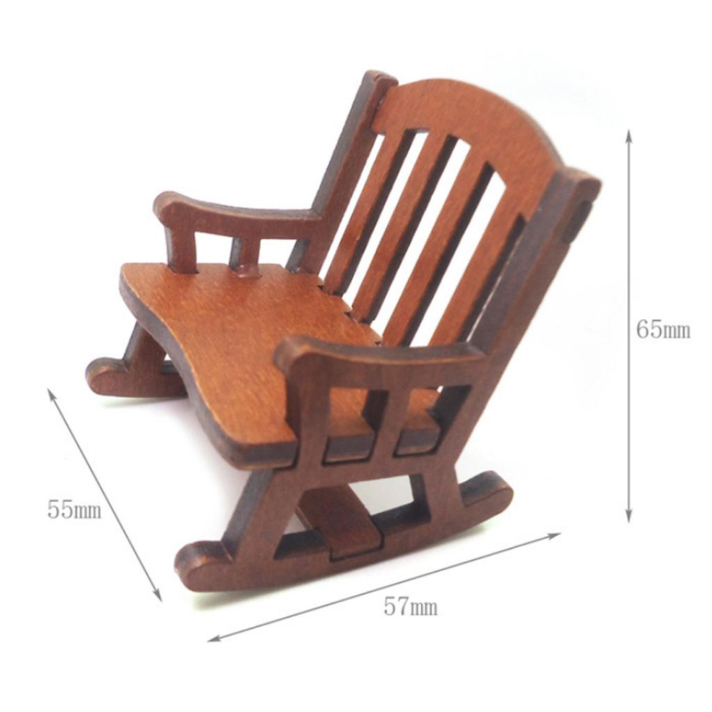 Dollhouse Rocking Chair Wooden - đánh giá và giá Rocking Chair Nursery