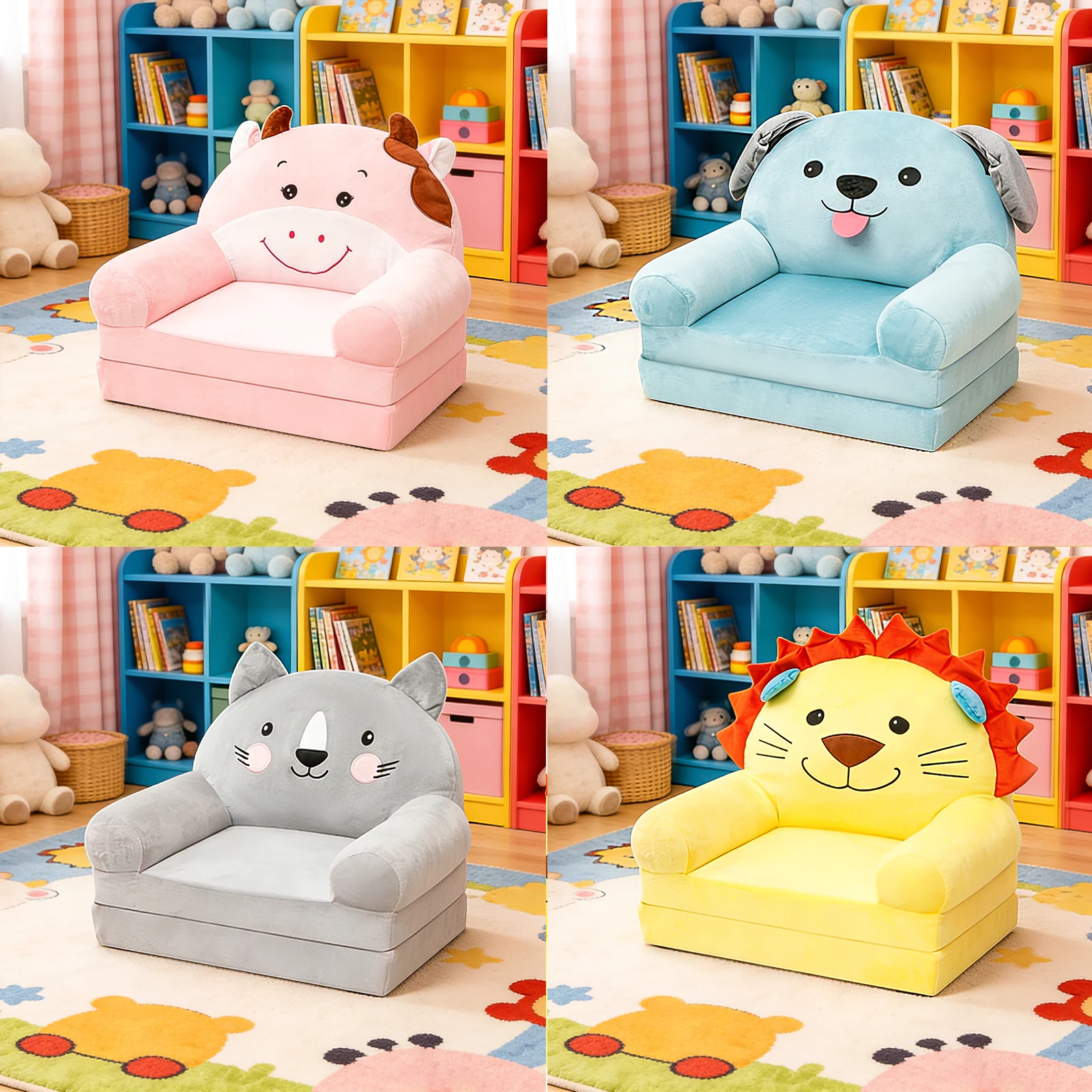 Foldable Kids Sofa Baby Seat C - đánh giá và giá Baby Nursery Chair
