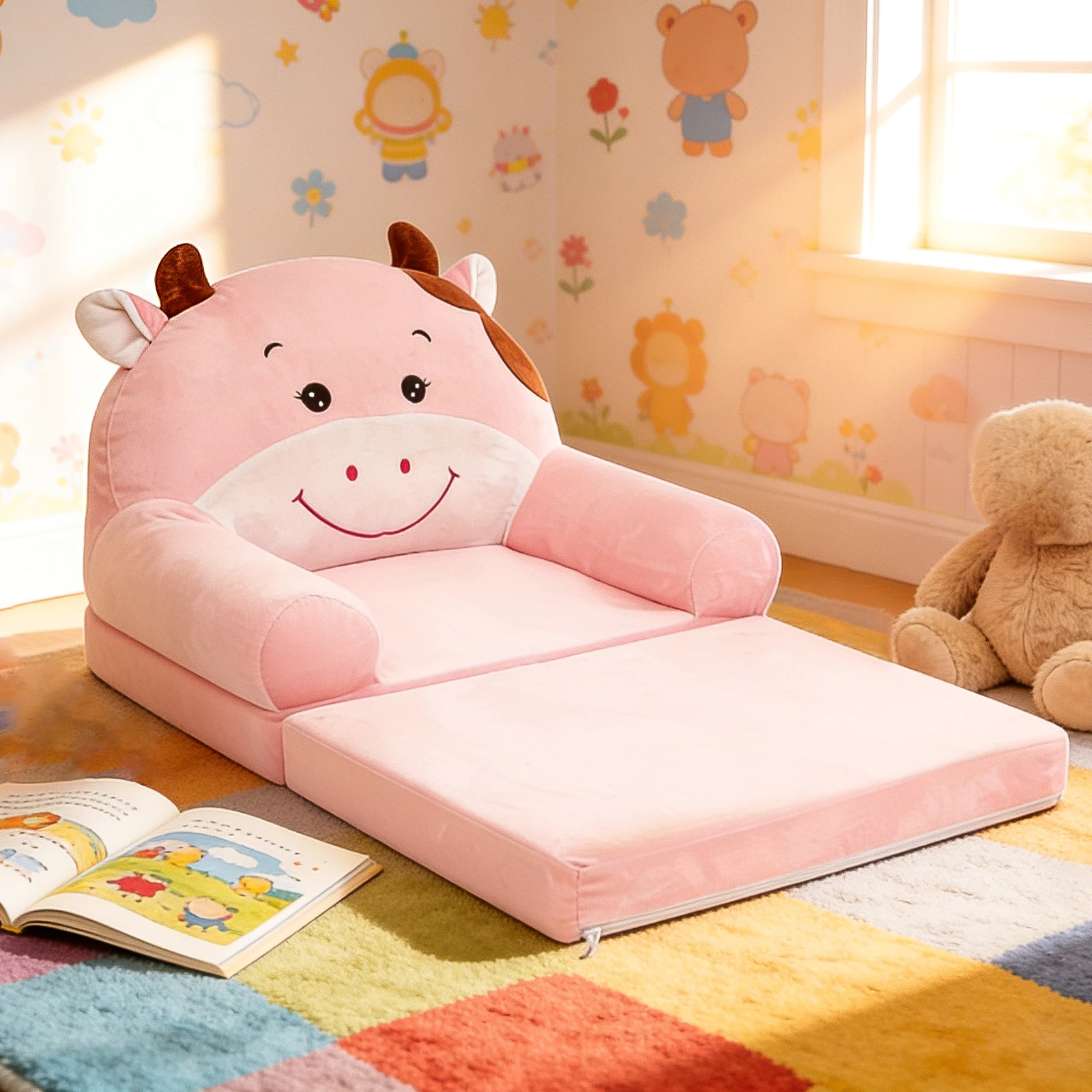 Foldable Kids Sofa Baby Seat C - đánh giá và giá Baby Nursery Chair