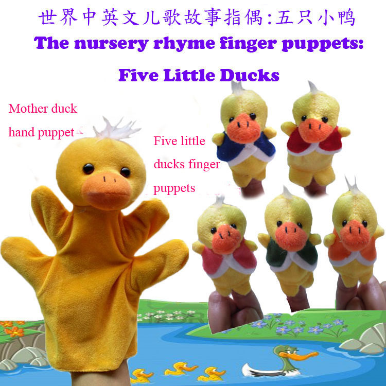 1set=6pcs (1 Hand Puppet+5 Fin - đánh giá và giá Baby Nursery Rhymes
