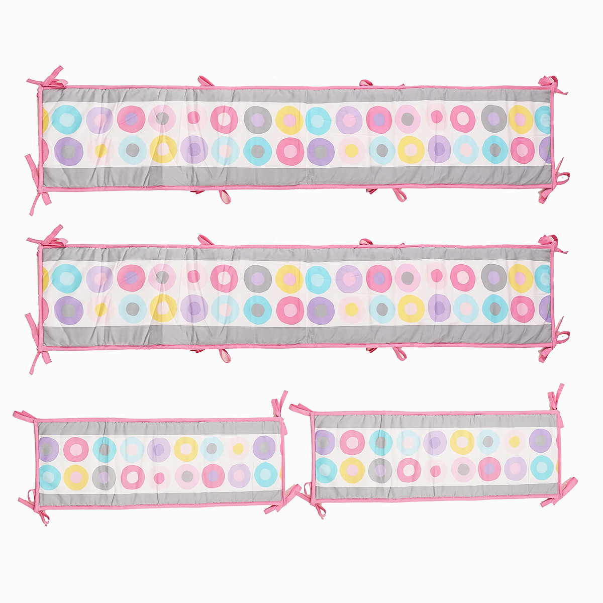 7Pcs Pink Baby Crib Bedding Se - đánh giá và giá Baby Nursery Bedding Sets