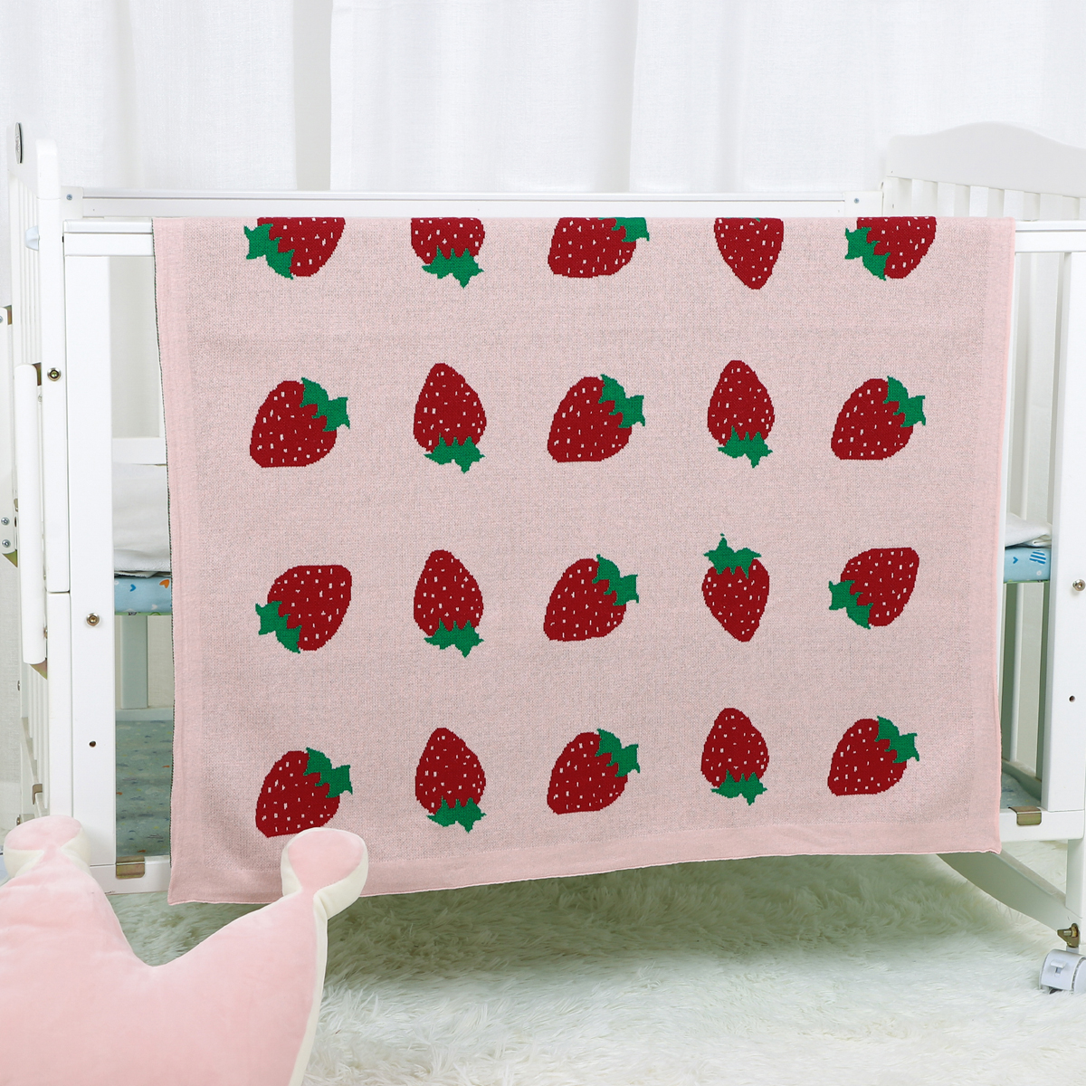 Baby Nursery Blanket 100% Cott - đánh giá và giá Baby Girl Nursery Quilt