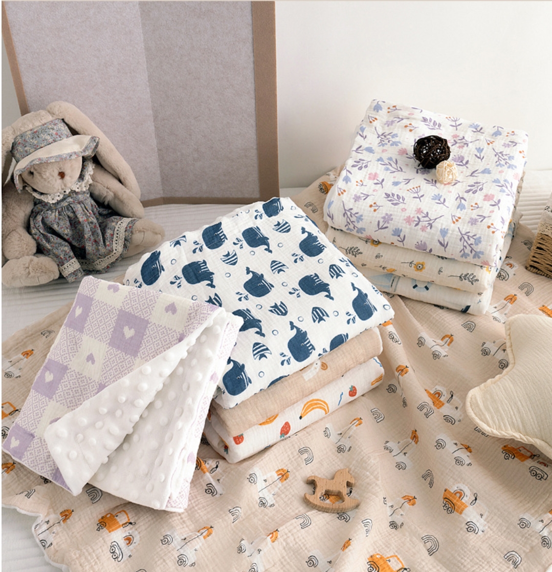 Muslin Baby Swaddle Blanket Fo - đánh giá và giá Baby Girl Nursery Quilt