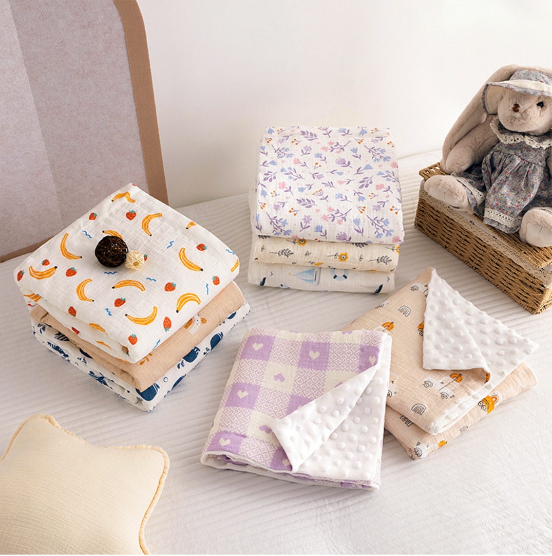 Muslin Baby Swaddle Blanket Fo - đánh giá và giá Baby Girl Nursery Quilt