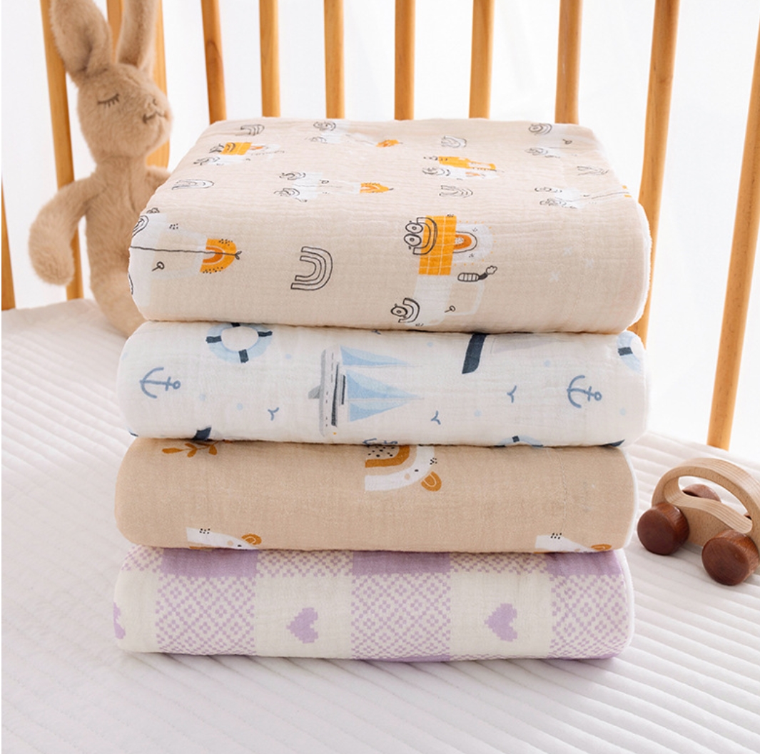 Muslin Baby Swaddle Blanket Fo - đánh giá và giá Baby Girl Nursery Quilt