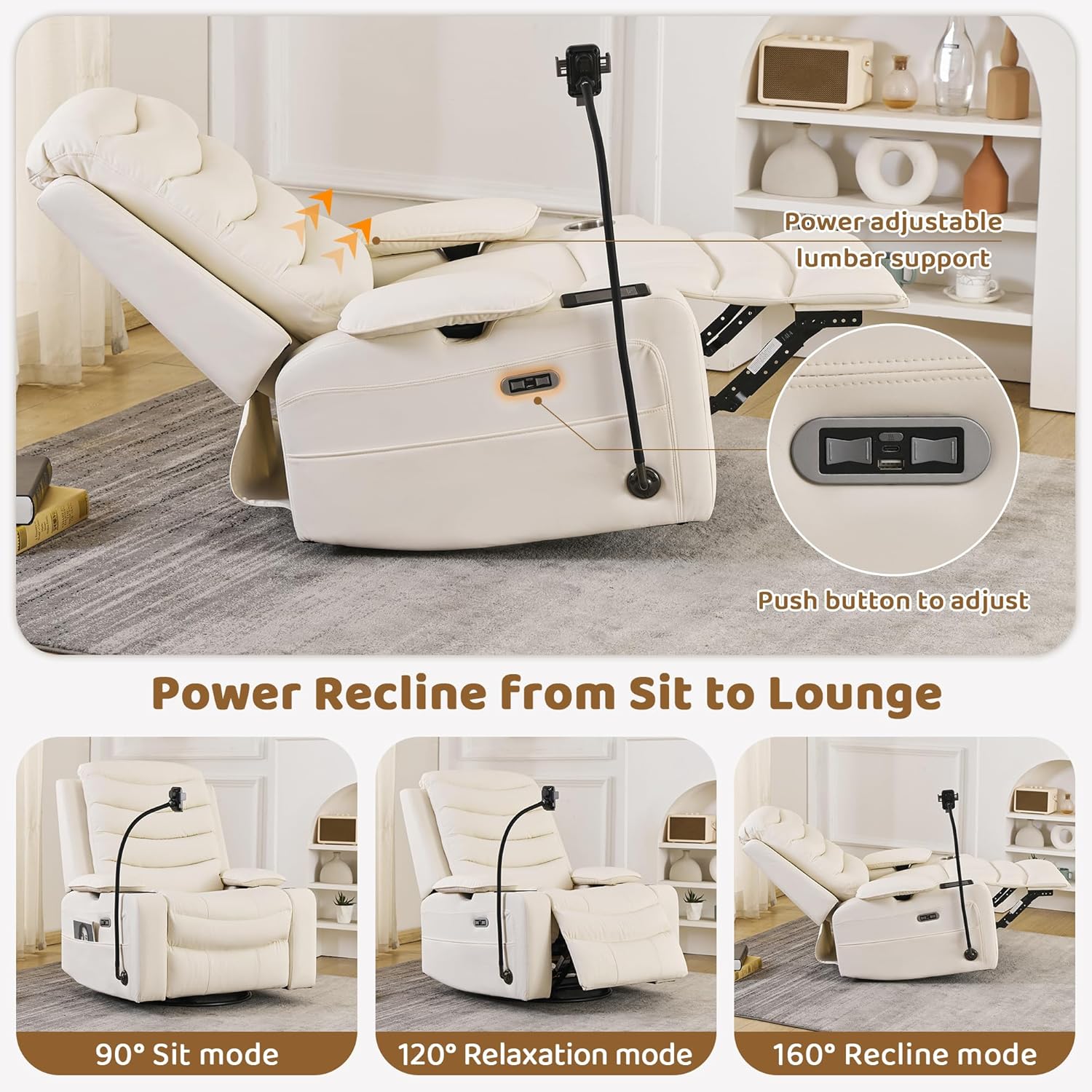 Power Glider Recliner Nursery  - đánh giá và giá Rocking Chair Nursery