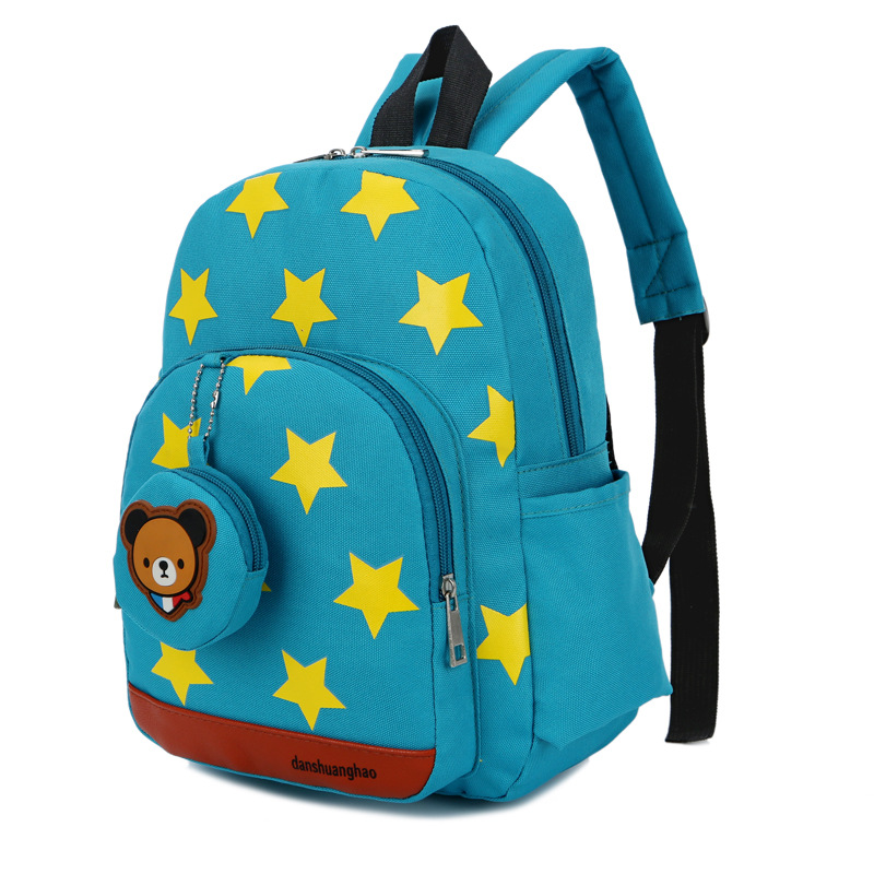 Stars Printing Nylon Children  - đánh giá và giá Baby Nursery Backpack
