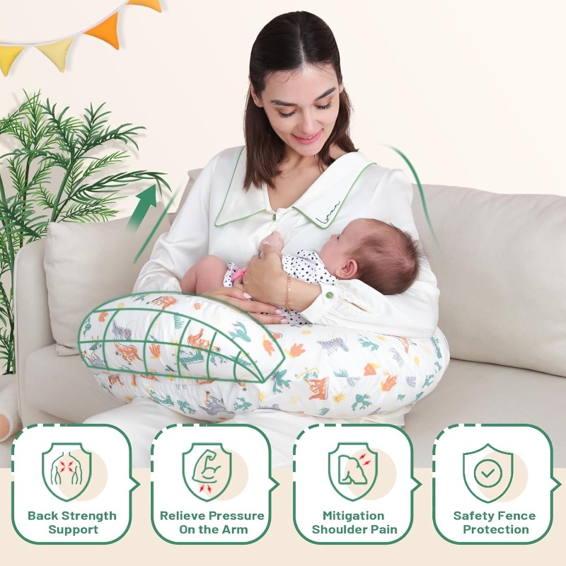Nursing Pillow with Animal Pri - đánh giá và giá Nursing Cover Breastfeeding