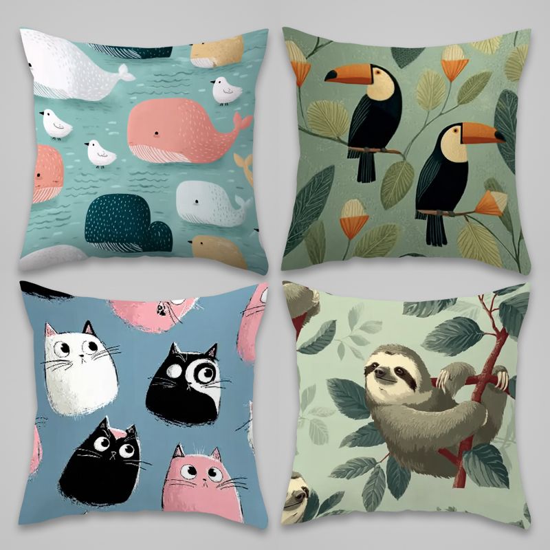 4 Piece Pillowcase Set Cute An - đánh giá và giá Baby Nursery Bedding Sets
