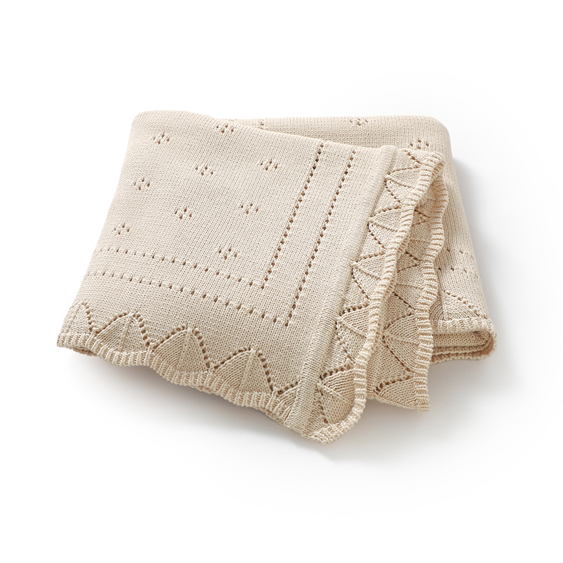 Baby Blankets Cotton Knitted 1 - đánh giá và giá Baby Girl Nursery Quilt
