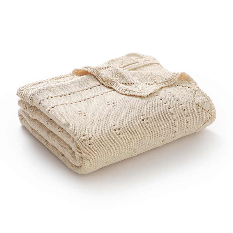 Baby Blankets Cotton Knitted 1 - đánh giá và giá Baby Girl Nursery Quilt