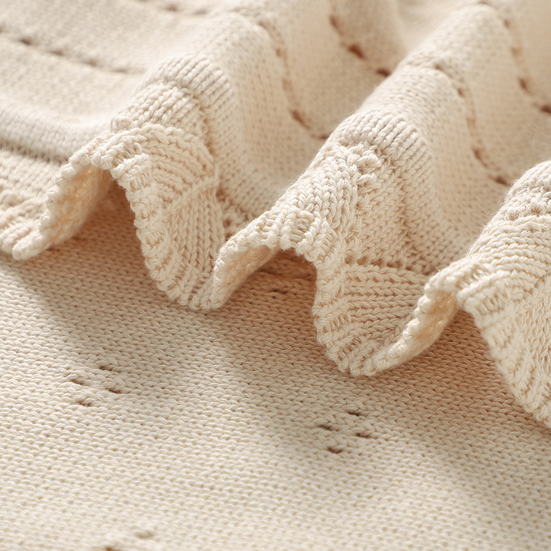 Baby Blankets Cotton Knitted 1 - đánh giá và giá Baby Girl Nursery Quilt