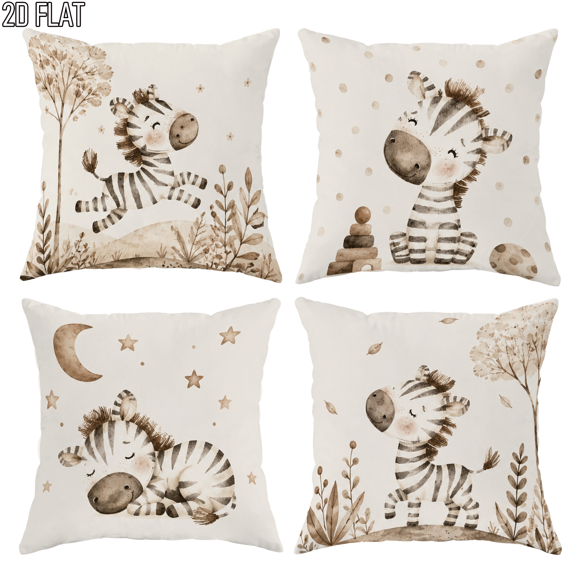 Cute Zebra Nursery Pillowcase  - đánh giá và giá Baby Nursery Bedding Sets