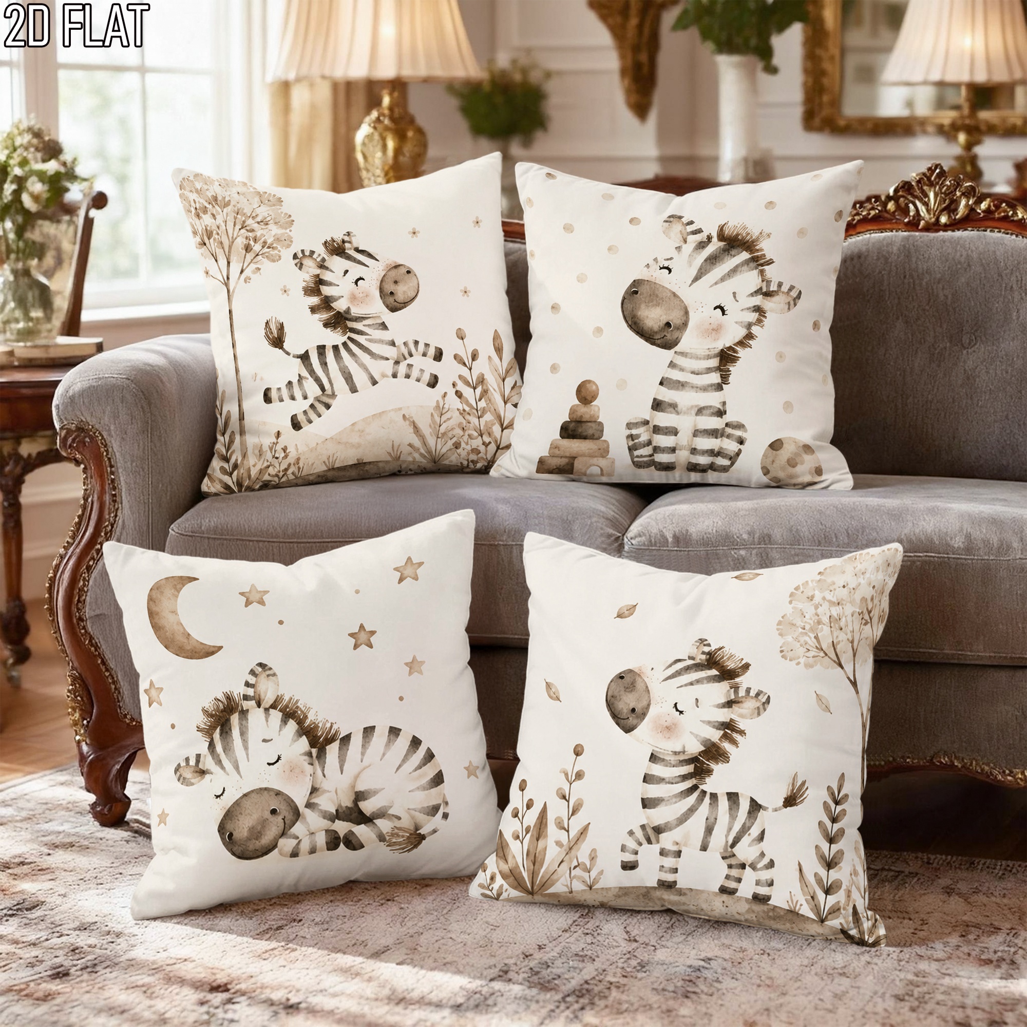 Cute Zebra Nursery Pillowcase  - đánh giá và giá Baby Nursery Bedding Sets