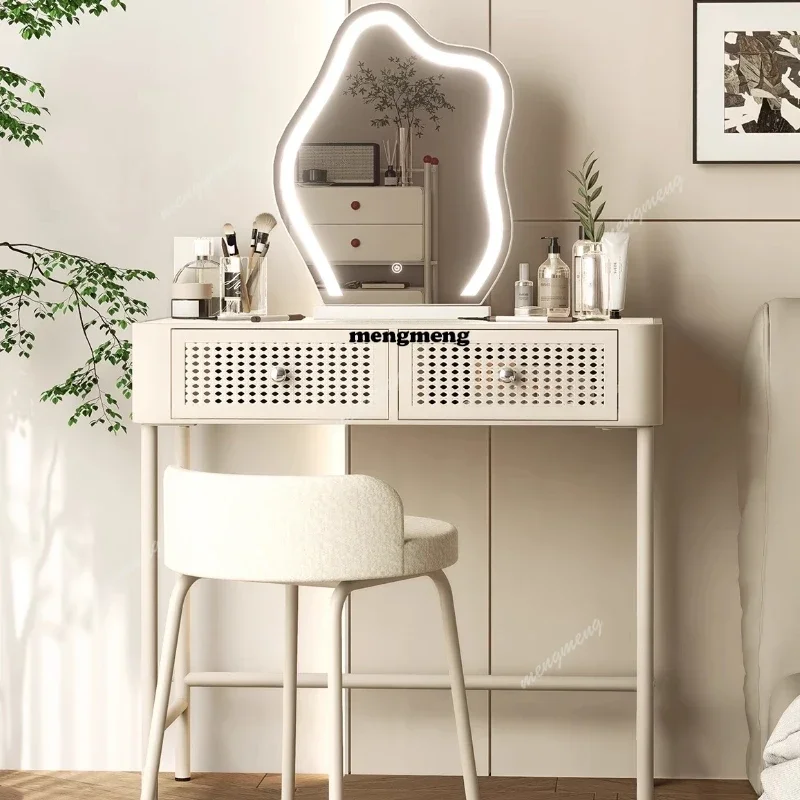 White Nordic Organizer Vanity  - đánh giá và giá Drawer Dresser White