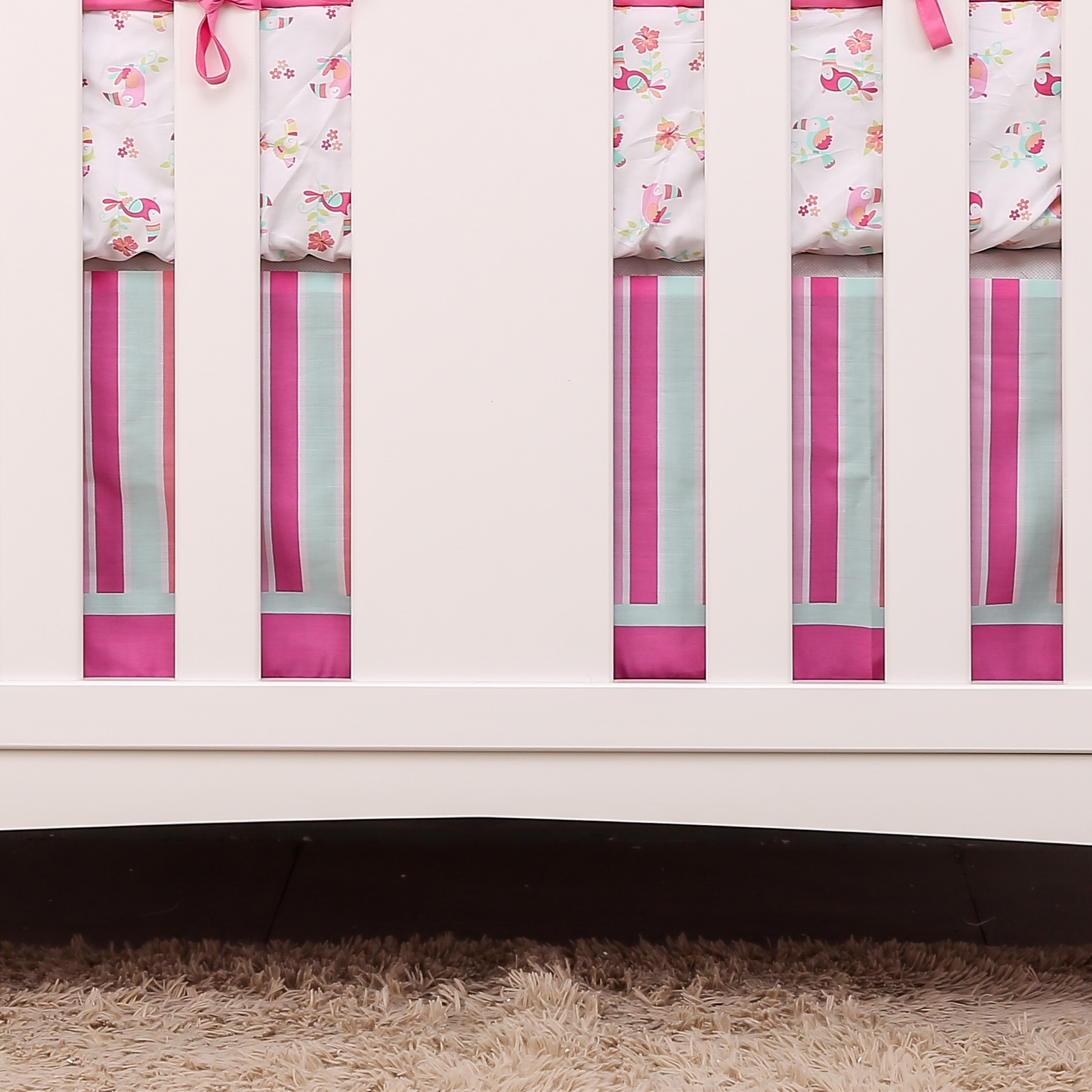 Pink Elephant Cot Baby Bedding - đánh giá và giá Baby Nursery Bedding Sets