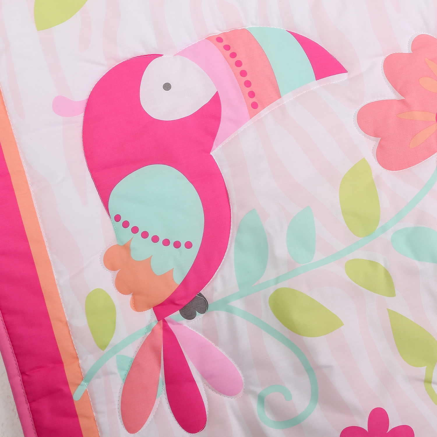 Pink Elephant Cot Baby Bedding - đánh giá và giá Baby Nursery Bedding Sets