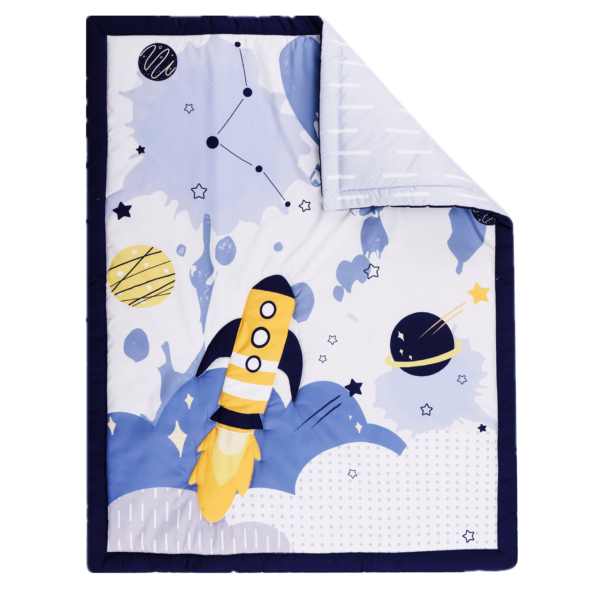 4Pcs Aviation Nursery Crib Bed - đánh giá và giá Baby Nursery Bedding Sets