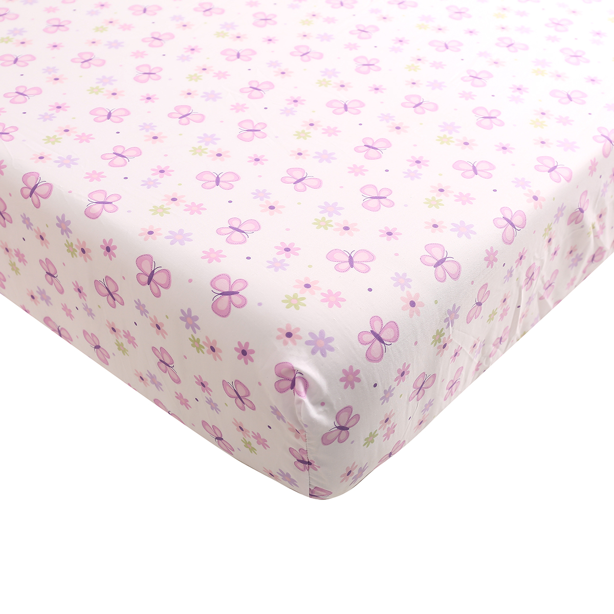 3Pcs Purple Butterfly Baby Gir - đánh giá và giá Baby Nursery Bedding Sets