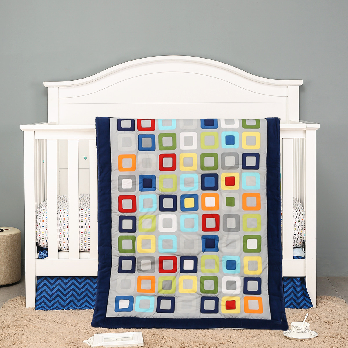 7Pcs Crib Bedding Set baby bed - đánh giá và giá Baby Nursery Bedding Sets