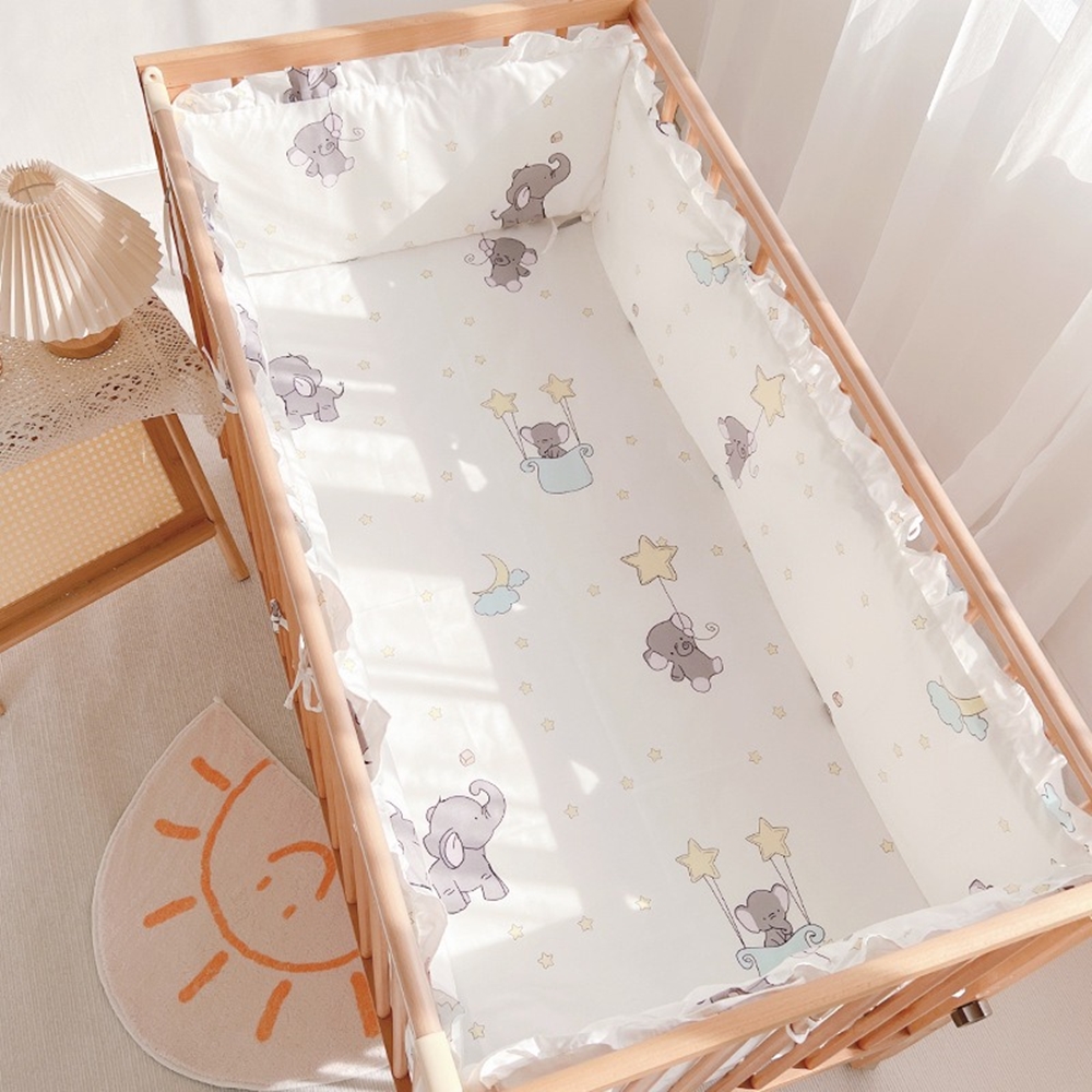 5Pcs Crib Bedding Set Girl Bab - đánh giá và giá Baby Nursery Bedding Sets