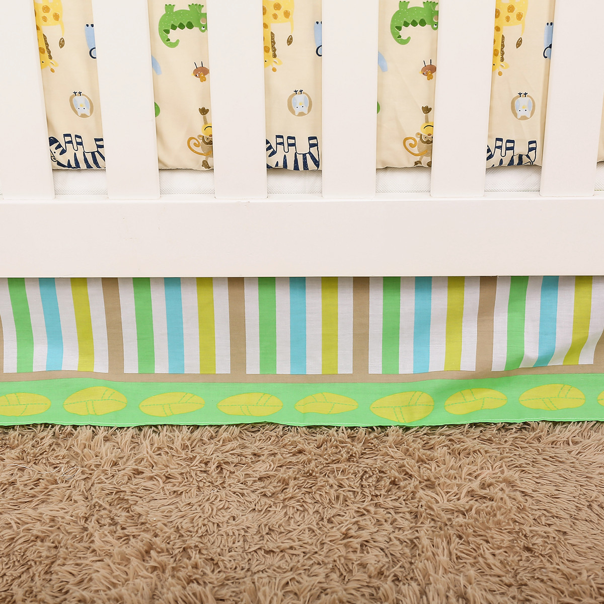 3Pcs Embroidered baby crib bed - đánh giá và giá Baby Nursery Bedding Sets