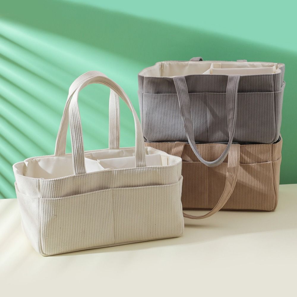 Corduroy Bag Large Capacity Di - đánh giá và giá Baby Nursery Backpack
