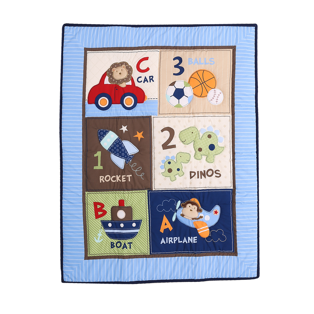 7Piece Crib Bedding Set Infant - đánh giá và giá Baby Nursery Bedding Sets