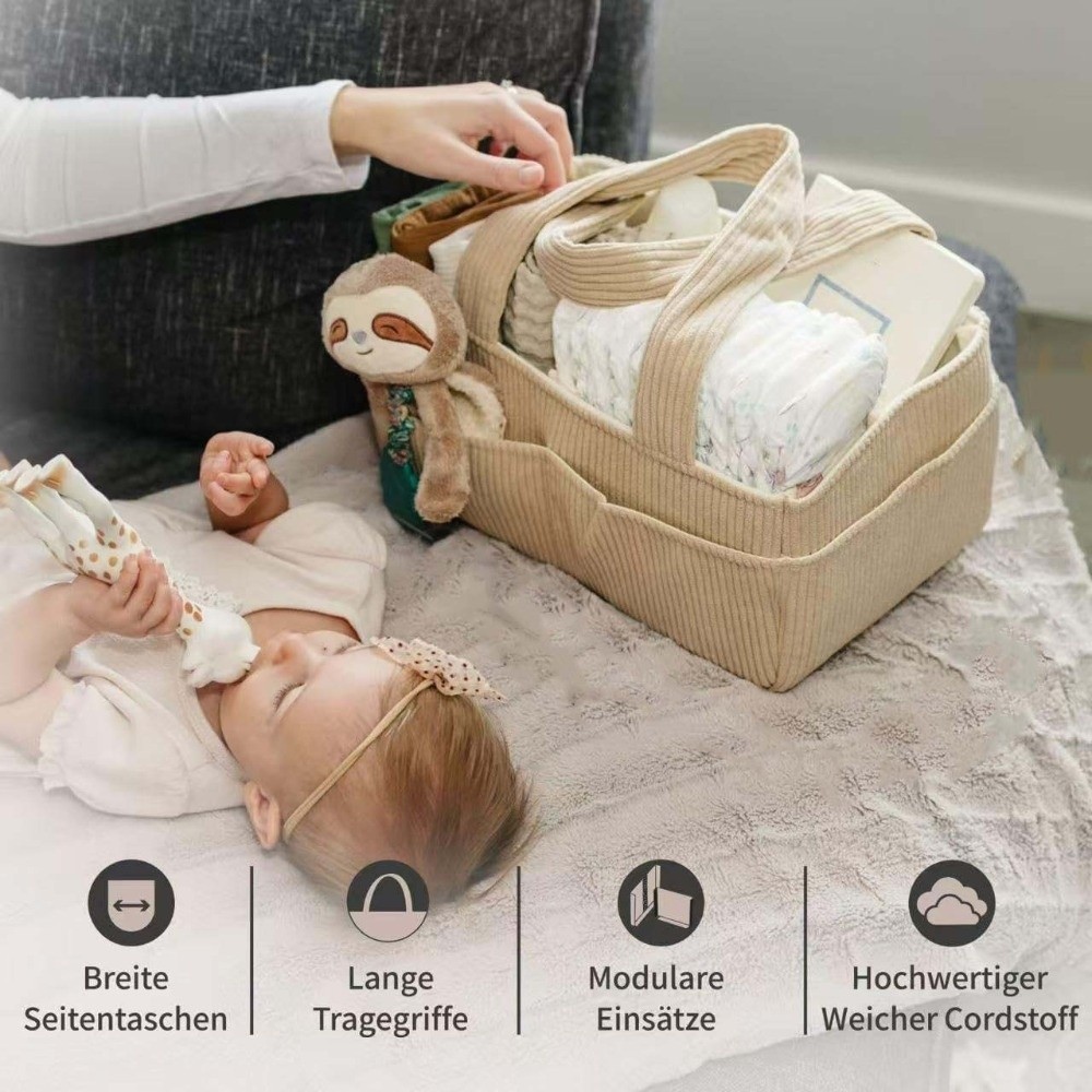 Corduroy Bag Large Capacity Di - đánh giá và giá Baby Nursery Backpack