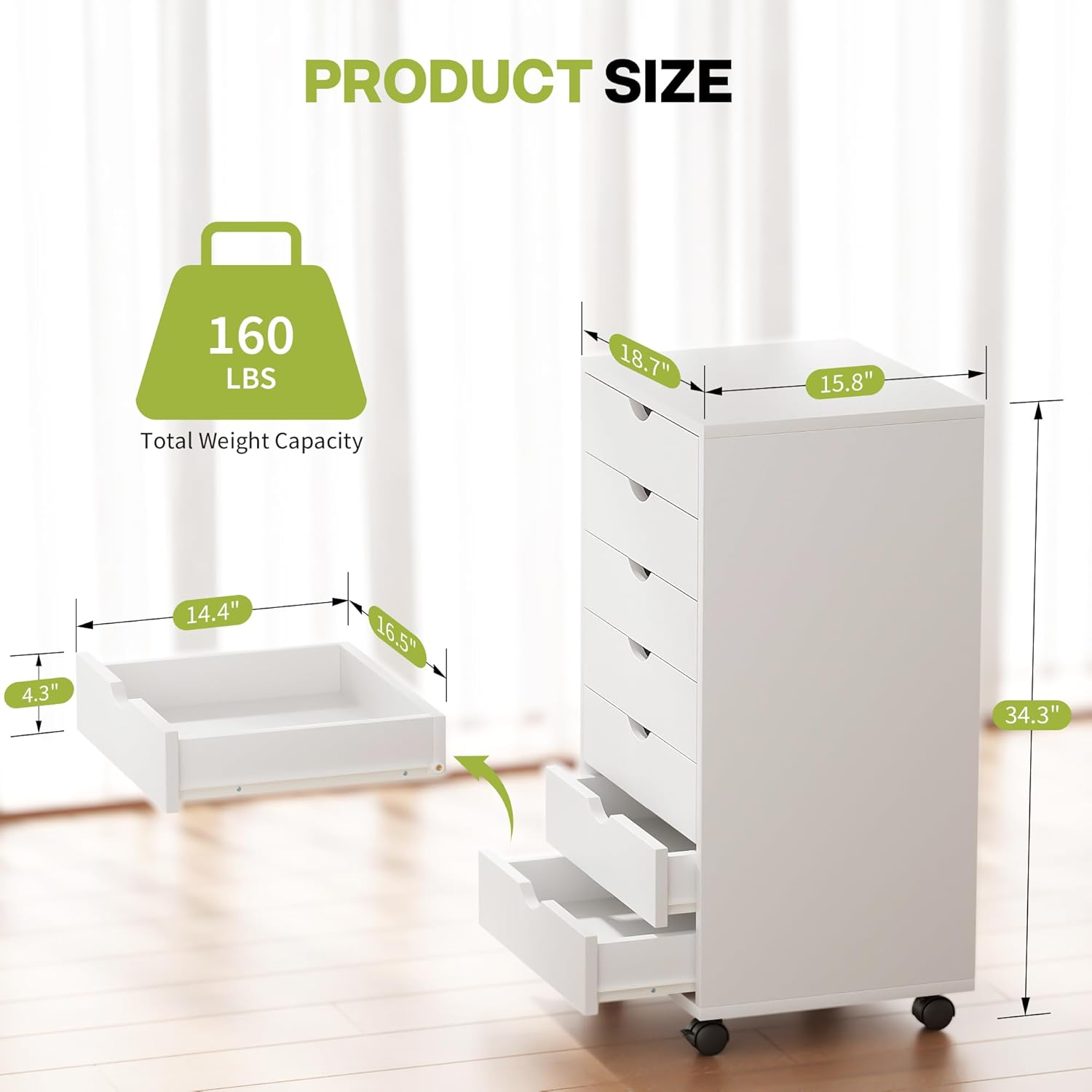 Corner Dresser 7 Drawer Storag - đánh giá và giá Drawer Dresser White