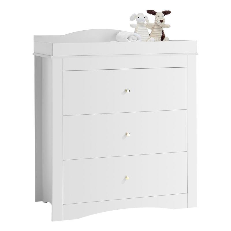 Changing Table Dresser, Baby D - đánh giá và giá Drawer Dresser White