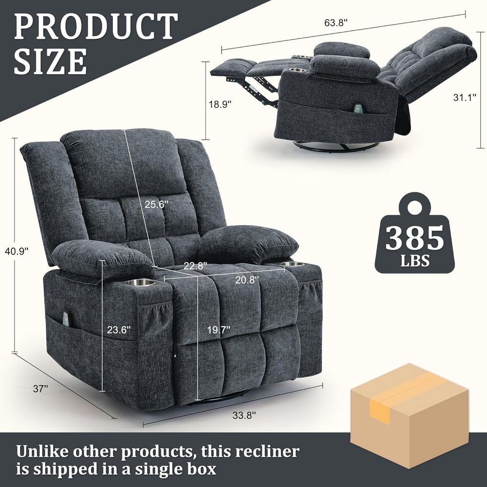 360° Swivel Rocker Recliner fo - đánh giá và giá Rocking Chair Nursery