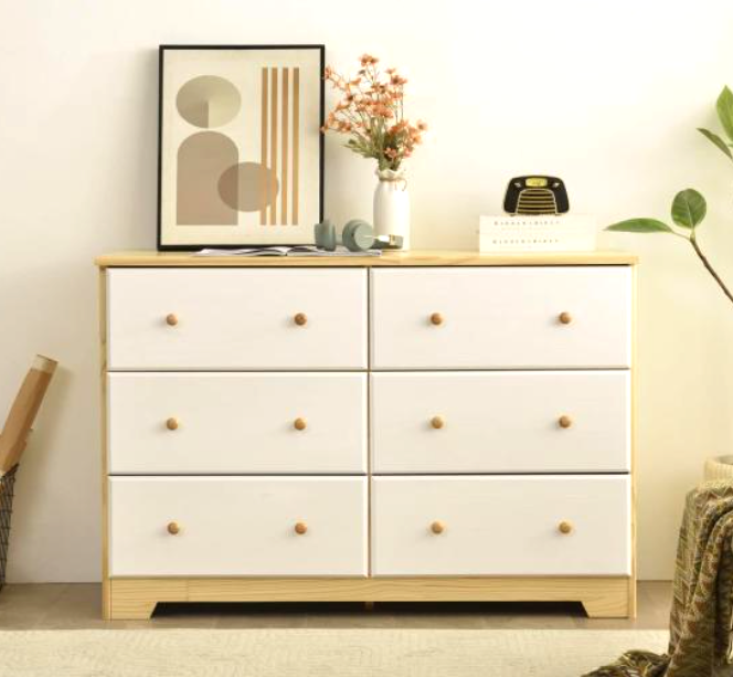 xx-Home Products Natural & Whi - đánh giá và giá Drawer Dresser White