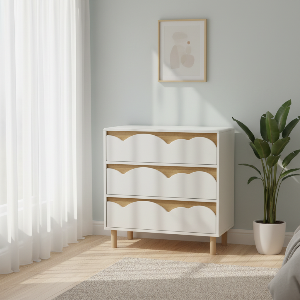 xx-Home Products Natural & Whi - đánh giá và giá Drawer Dresser White